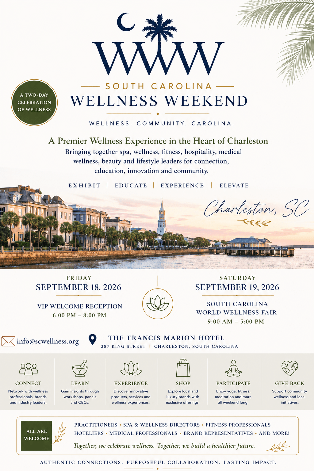 South Carolina Wedding Week 2026 Event Flyer